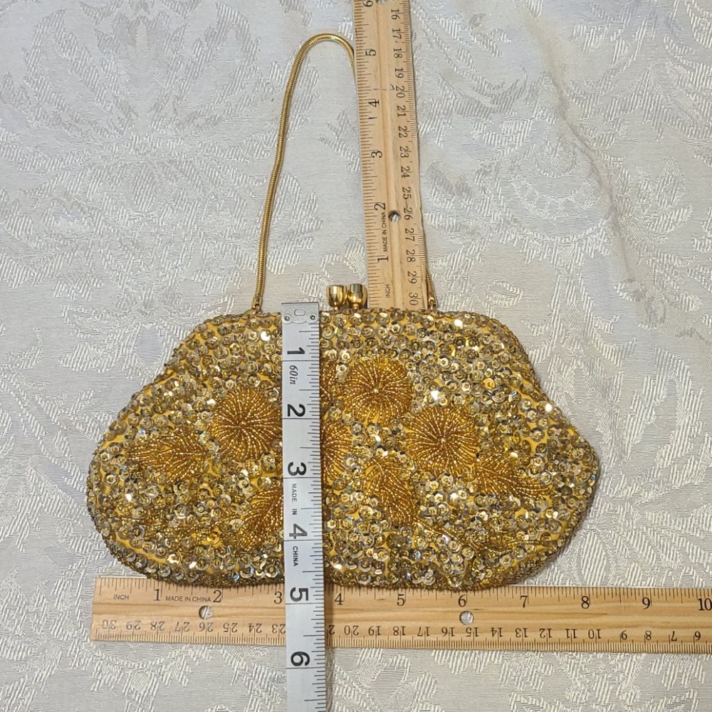 Gorgeous VTG Beaded Bag - Picture 15 of 16